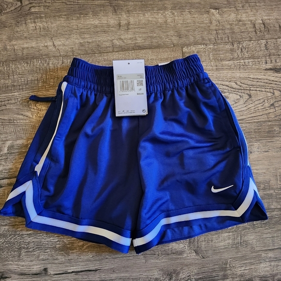 Nike Kids Blue Athletic Shorts - Picture 1 of 4